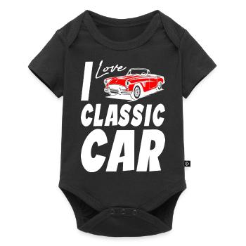 I Love Classic Car - Baby Premium short-sleeve bodysuit - black - Front
