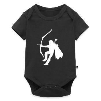 Fantasy RPG, Ranger Silhouettes Design - Baby Premium short-sleeve bodysuit - black - Front