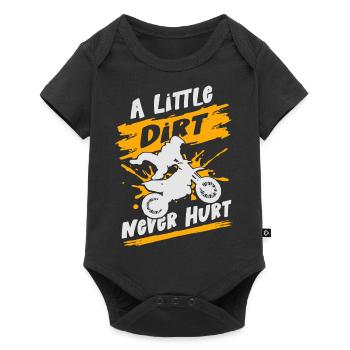 Motocross Dirt Bike Rider Moto Supercross MX - Body à manches courtes Premium Bébé - noir - Devant