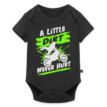 Motocross Dirt Bike Rider Moto Supercross MX - Body à manches courtes Premium Bébé - noir - Devant