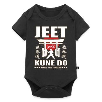 Jeet Kune Do Kanji et conception de dojo - Body à manches courtes Premium Bébé - noir - Devant