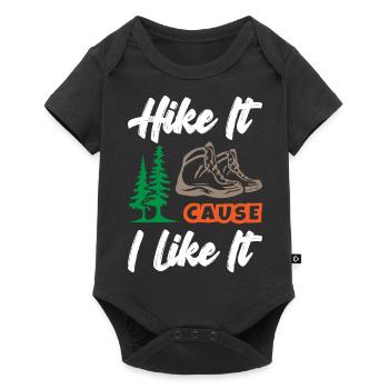 Hike It Cause I Like It - Baby Premium short-sleeve bodysuit - black - Front