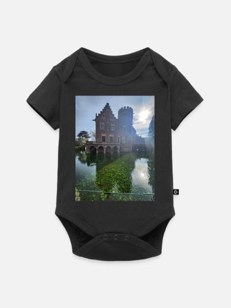 Deutsches Schloss - Baby Premium Kurzarmbody - Schwarz