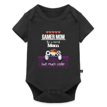 Best Mom Gamer Mom Mother's Day Gift - Baby Premium short-sleeve bodysuit - black - Front