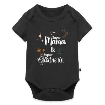Best Super Mom Gardener Mom Mother's Day Gift - Baby Premium short-sleeve bodysuit - black - Front