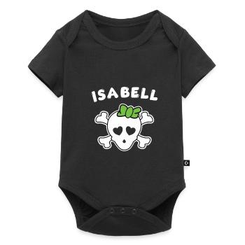 Design Pirate Isabell pour filles et femmes - Body à manches courtes Premium Bébé - noir - Devant