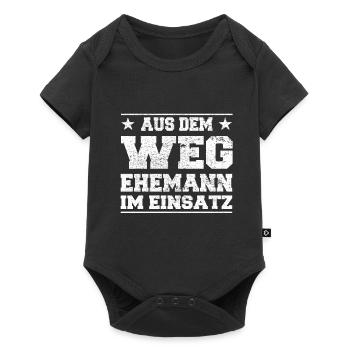 À l’écart du mari dans l’utilisation Design - Body à manches courtes Premium Bébé - noir - Devant