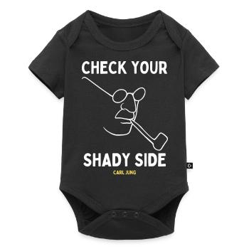 Carl Jung Quote Translated To Gen Z - Shady Side - Baby Premium short-sleeve bodysuit - black - Front