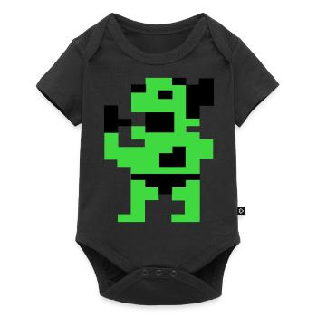 The Fat Green (Pix) - Baby Premium short-sleeve bodysuit - black - Front