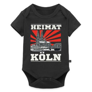 Heimat Köln Design for the people of Cologne - Baby Premium short-sleeve bodysuit - black - Front
