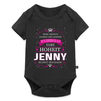 Your Highness Jenny enters the room - Baby Premium short-sleeve bodysuit - black - Front