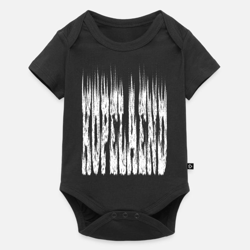 on fire - Baby Premium Kurzarmbody - Schwarz