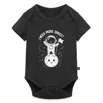 I need more space astronaut - Baby Premium short-sleeve bodysuit - black - Front