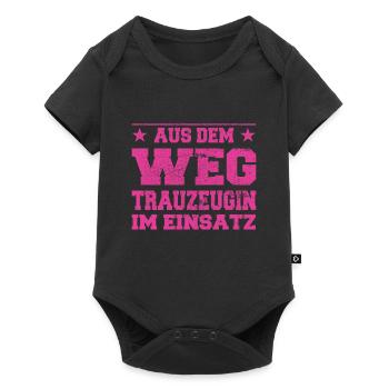 Out of the Way Maid of Honor in Action Design - Baby Premium short-sleeve bodysuit - black - Front