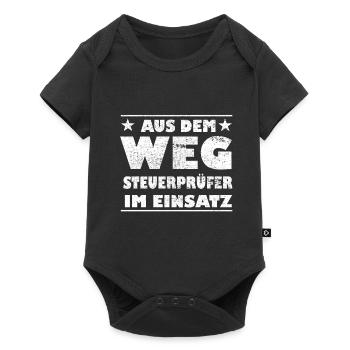 Out of the Way Tax Inspector in Action Design - Baby Premium short-sleeve bodysuit - black - Front