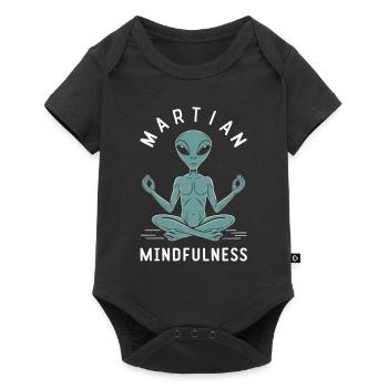 méditation, pleine conscience, relaxation et - Body à manches courtes Premium Bébé - noir - Devant