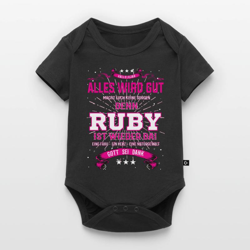 Everything Will Be Alright 'Cause Ruby Is Here Outfit Baby Premium short-sleeve bodysuit