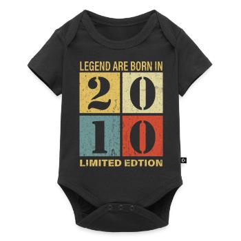 Original Calendar 2010 Vintage Birthday Rec - Baby Premium short-sleeve bodysuit - black - Front