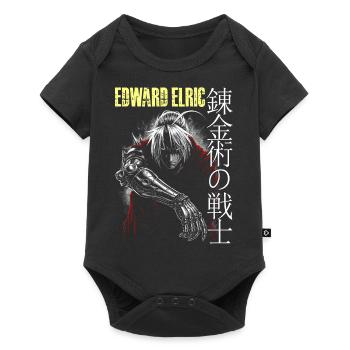 Edward Elric Fanart Fullmetal Alchemist 2001 - Baby Premium short-sleeve bodysuit - black - Front