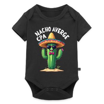 Nacho Average CPA, Cactus Humor - Baby Premium short-sleeve bodysuit - black - Front