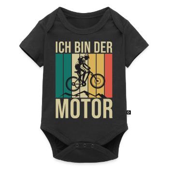 Bicycle Mountain Bike Road Bike E-Bike Cyclist - Baby Premium short-sleeve bodysuit - black - Front