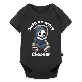 Cute Grim Reaper, Just One More Chapter Halloween - Baby Premium short-sleeve bodysuit - black - Front