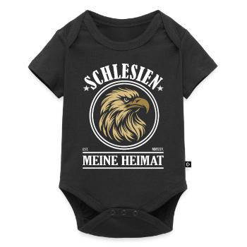 Silesia Design – My Home - pour les Silésiens - Body à manches courtes Premium Bébé - noir - Devant