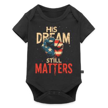 His Dream Still Matters - MLK - Baby Premium short-sleeve bodysuit - black - Front