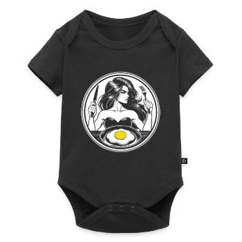 Fried Egg & Style – The Perfect Breakfast! - Baby Premium short-sleeve bodysuit - black - Front
