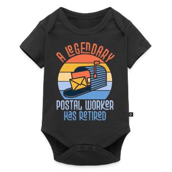 A Legendary Postal Worker Has Retired Mailman Mail - Baby Premium short-sleeve bodysuit - black - Front