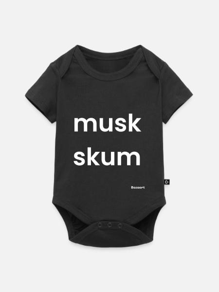 Moschus-Skum - Baby Premium Kurzarmbody - Schwarz