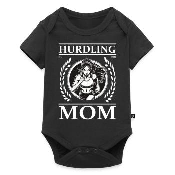Hurdle Race Mom – Overcome Every Obstacle! - Baby Premium short-sleeve bodysuit - black - Front
