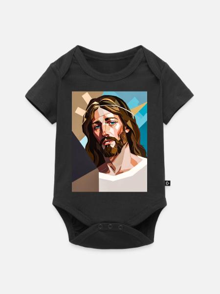 Heilige Abstraktion - Baby Premium Kurzarmbody - Schwarz
