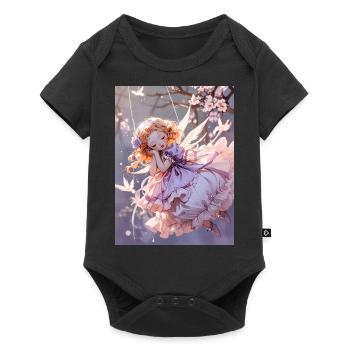 The Slumbering Cherub - Baby Premium short-sleeve bodysuit - black - Front