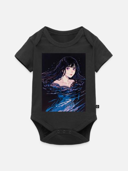 Klage der Gezeiten - Baby Premium Kurzarmbody - Schwarz