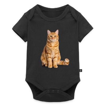 Orange Cat – Good Pet Edition - Baby Premium short-sleeve bodysuit - black - Front