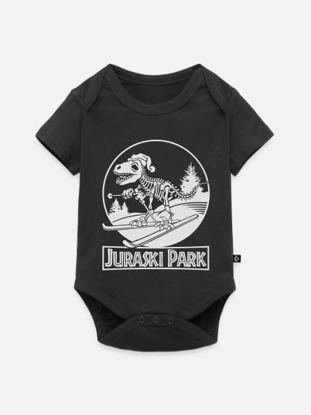 Juraski Park Flex - Baby Premium Kurzarmbody - Schwarz