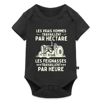 HUMOUR AGRICULTURE - Body à manches courtes Premium Bébé - noir - Devant