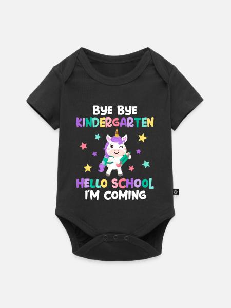 Schule 1. Klasse Einschulung - Baby Premium Kurzarmbody - Schwarz
