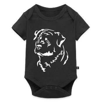 Rottweiler Head « Black Edition » - Body à manches courtes Premium Bébé - noir - Devant