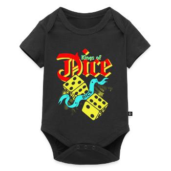 King of Dice Vintage Illustration - Baby Premium short-sleeve bodysuit - black - Front