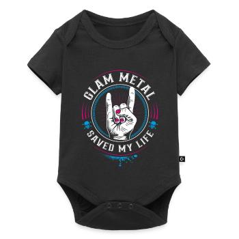 Le glam metal m’a sauvé la vie - Mano cornut Devil Horns - Body à manches courtes Premium Bébé - noir - Devant