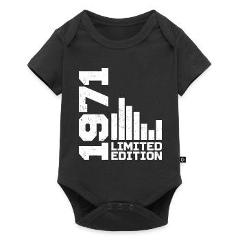 Vintage 1971 Birthday Gift 1971 Year 1971 - Baby Premium short-sleeve bodysuit - black - Front