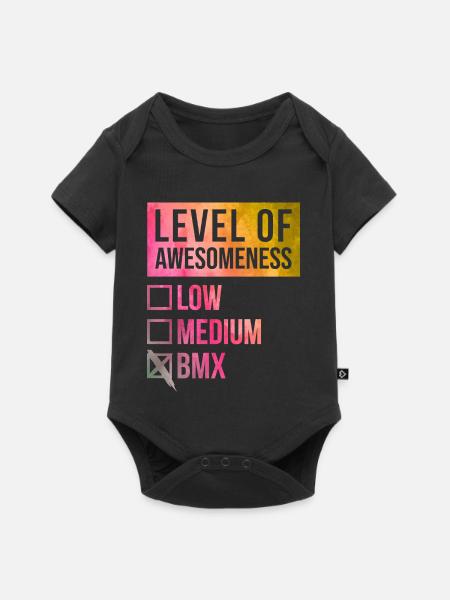 BMX BMX BMX - Premium kortærmet baby-body  - sort