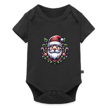 Weihnachts Noël moche - Body à manches courtes Premium Bébé - noir - Devant