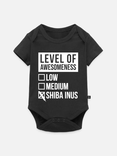Shiba Inu Shiba Inu Shiba Inu - Baby Premium Kurzarmbody - Schwarz