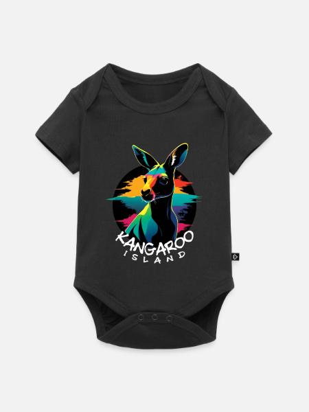 Kangaroo Island - Baby Premium short-sleeve bodysuit - black