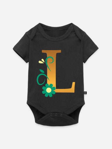 L - Baby Premium short-sleeve bodysuit - black