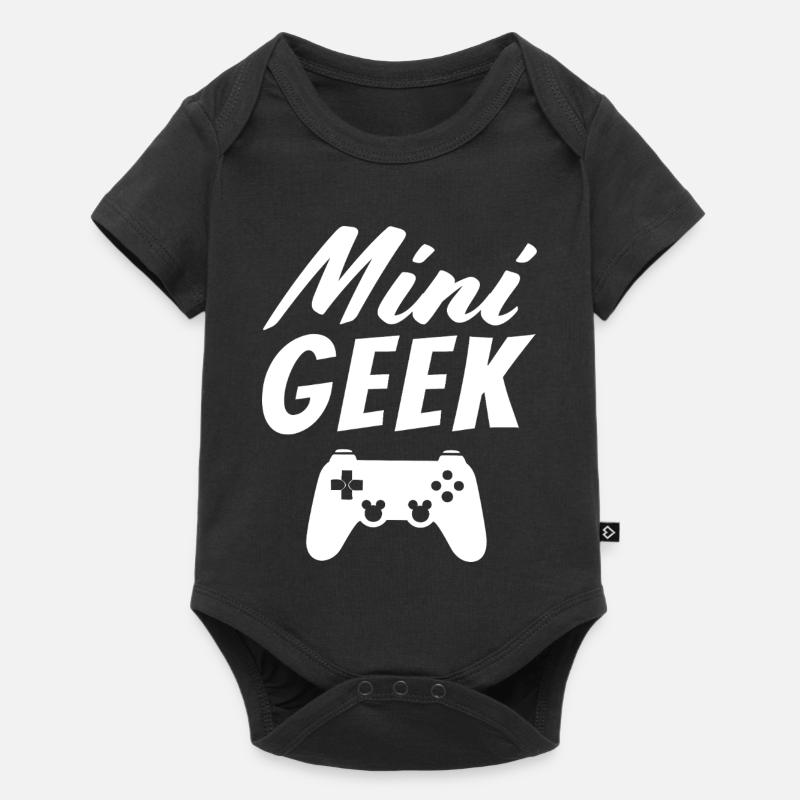 Geek Junior - Body à manches courtes Premium Bébé - noir