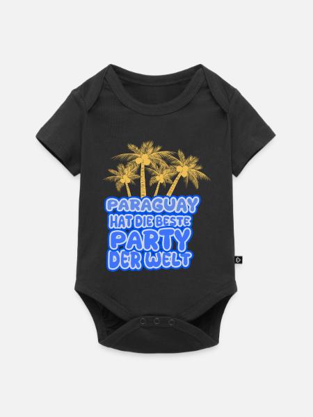 Paraguay als Urlaub - Baby Premium Kurzarmbody - Schwarz